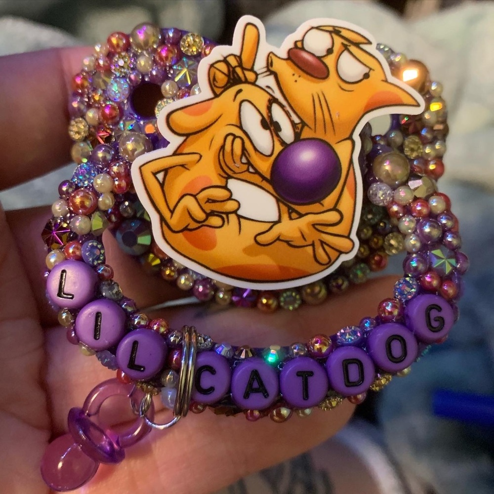 ADULT deco pacifier CatDog